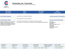 Tablet Screenshot of dommadey.com